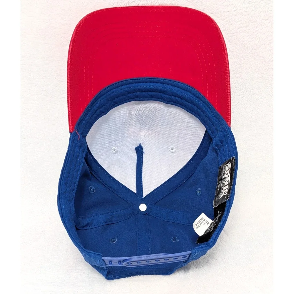 Sonic the Hedgehog Hat Youth OSFM Blue Red Snapback Baseball Cap Sega